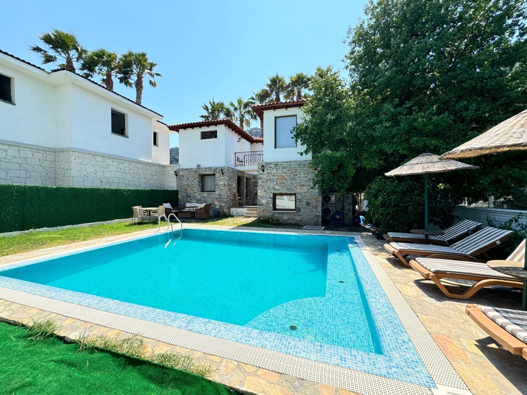 Villa Merry - Dalyan Stonehouse With Palmtrees, 50M To River Ortaca  Exterior photo